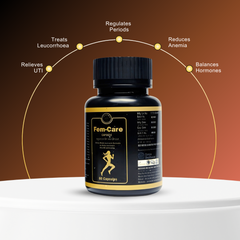 Fem-Care Ayurvedic Capsules (60 Capsules) – Daily Multi-Nutrient Formula for Health & Vitality