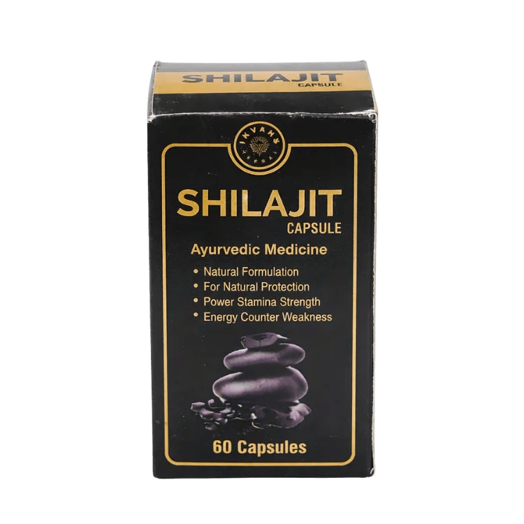 Shilajit Ayurvedic Capsules (60 Capsules) – Ayurvedic Wellness Supplement - Ytaliti Ayurveda