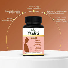 Ytaliti Herbal Female Fertility Booster Capsules (60 Capsules) – Hormonal Balance & Reproductive Health - Ytaliti Ayurveda