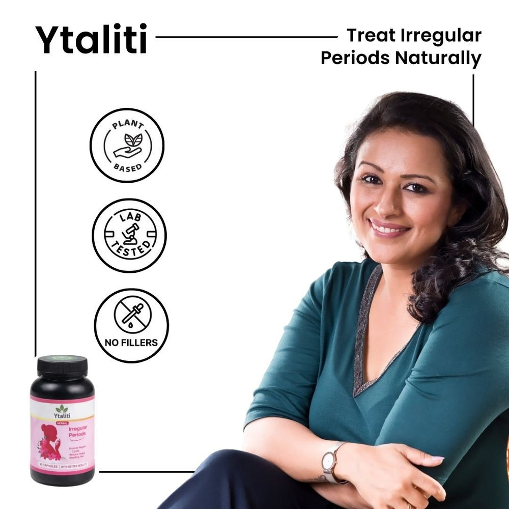 Ytaliti Herbal Irregular Periods Care Capsules for Women – Herbal Supplement (60 Capsules) - Ytaliti Ayurveda