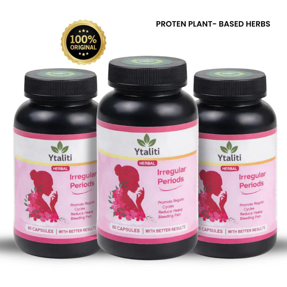Ytaliti Herbal Irregular Periods Care Capsules for Women – Herbal Supplement (60 Capsules) - Ytaliti Ayurveda