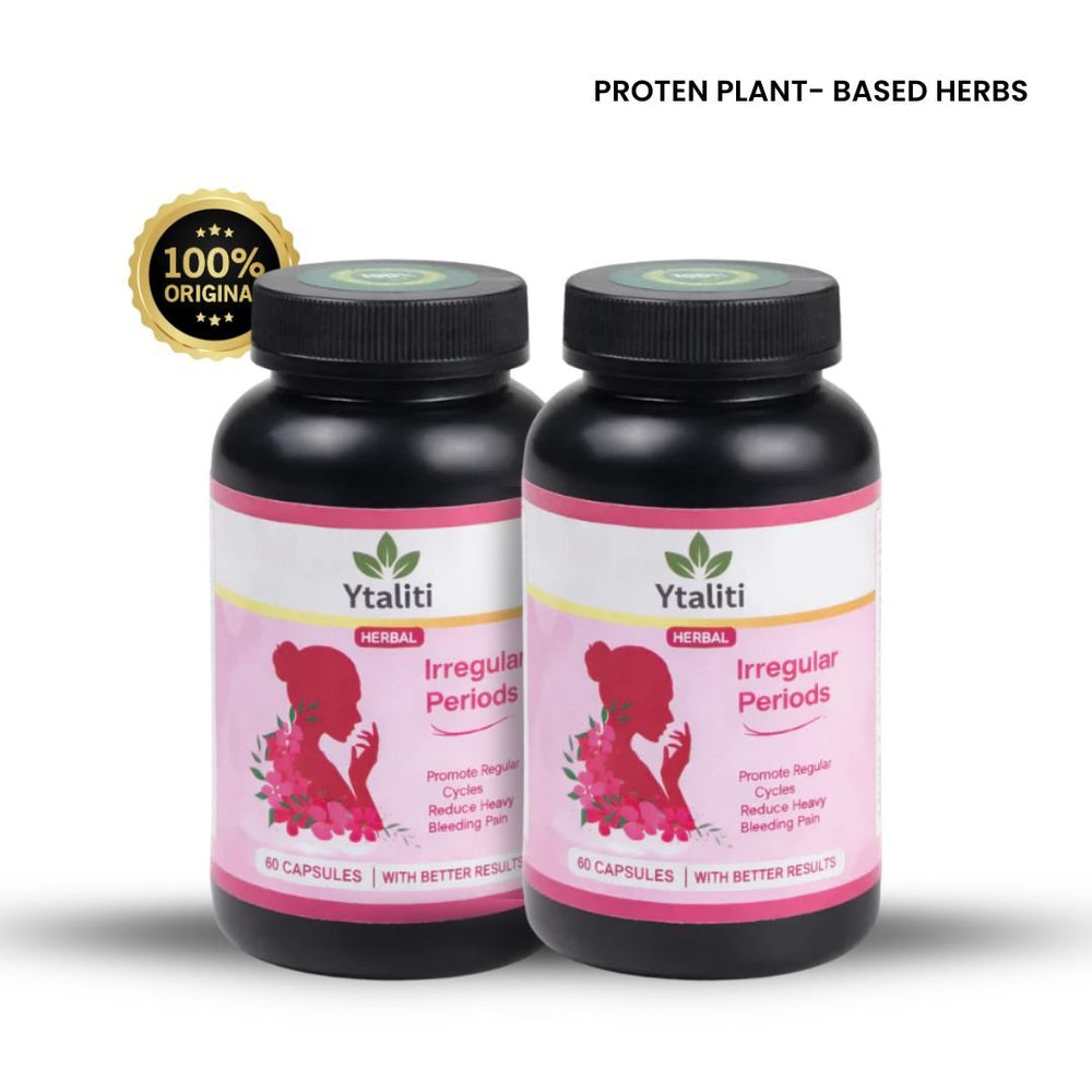 Ytaliti Herbal Irregular Periods Care Capsules for Women – Herbal Supplement (60 Capsules) - Ytaliti Ayurveda