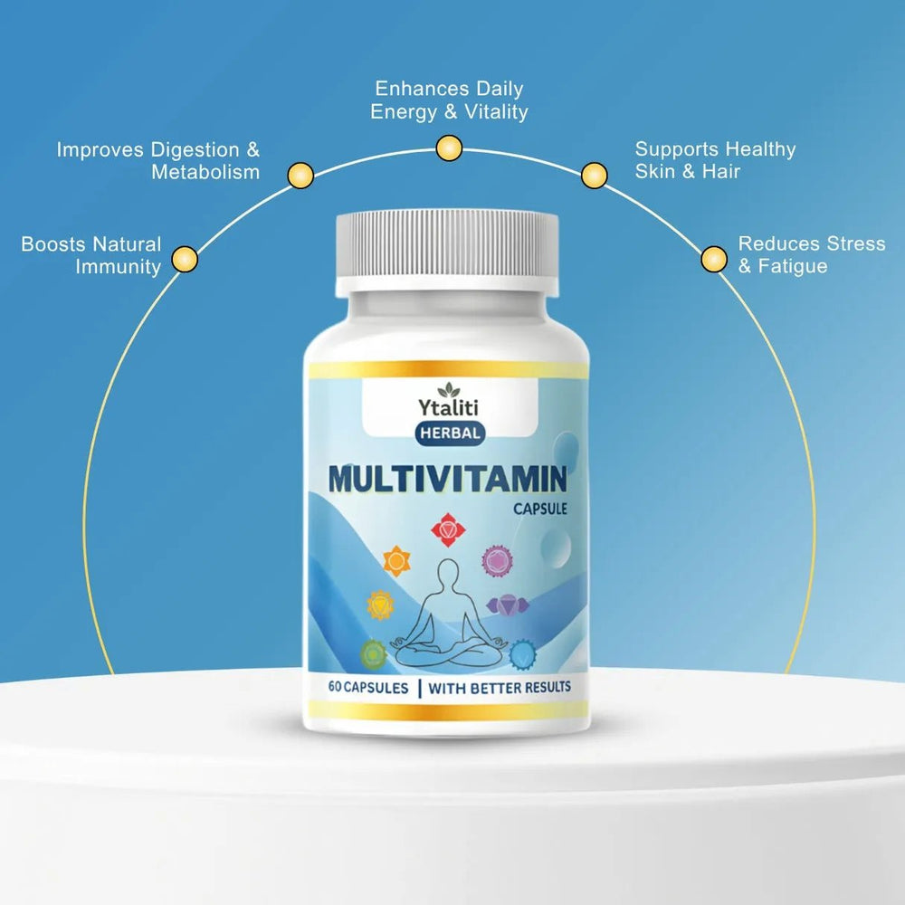 Ytaliti Herbal Multivitamin Capsules (30 Capsules) – Ayurvedic Wellness Supplement - Ytaliti Ayurveda