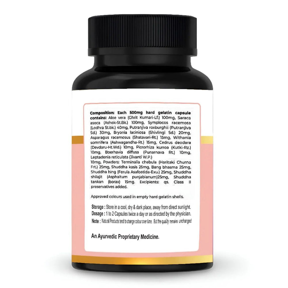 Ytaliti Herbal Female Fertility Booster Capsules (60 Capsules) – Hormonal Balance & Reproductive Health - Ytaliti Ayurveda
