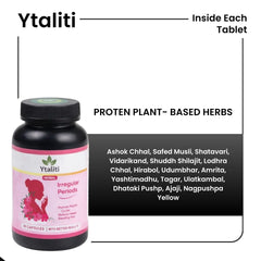 Ytaliti Herbal Irregular Periods Care Capsules for Women – Herbal Supplement (60 Capsules) - Ytaliti Ayurveda