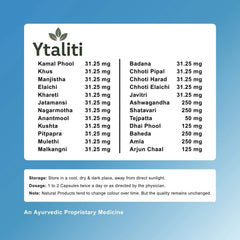 Ytaliti Herbal Multivitamin Capsules (30 Capsules) – Ayurvedic Wellness Supplement - Ytaliti Ayurveda
