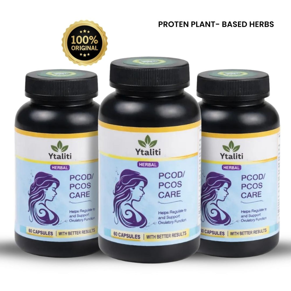 Ytaliti Herbal PCOD/PCOS Care Capsules – Women’s Herbal Supplement, (60 Capsules) - Ytaliti Ayurveda
